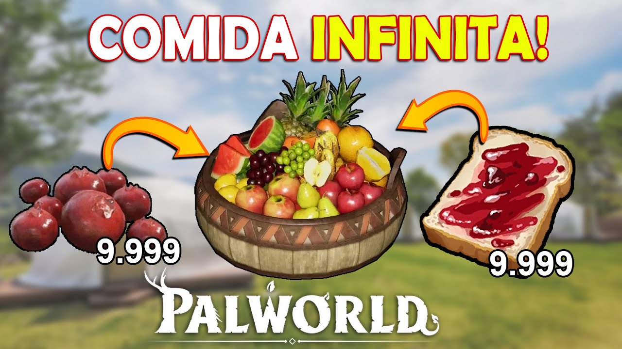 Como conseguir COMIDA INFINITA no PALWORLD