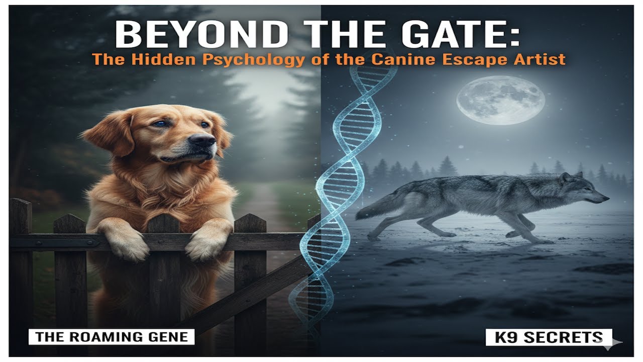 Beyond the Gate: The Hidden Psychology of the Canine Escape Artist