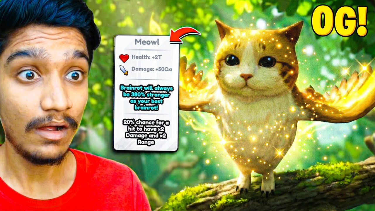 Unlocking OG Meowl In Brainrot Evolution! 😻🐦