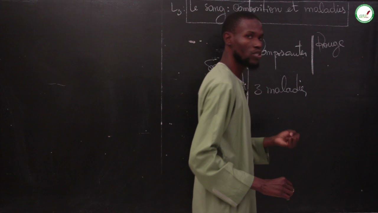 Cours - Troisième - SVT : Le sang : composition et maladies / M. Diallo