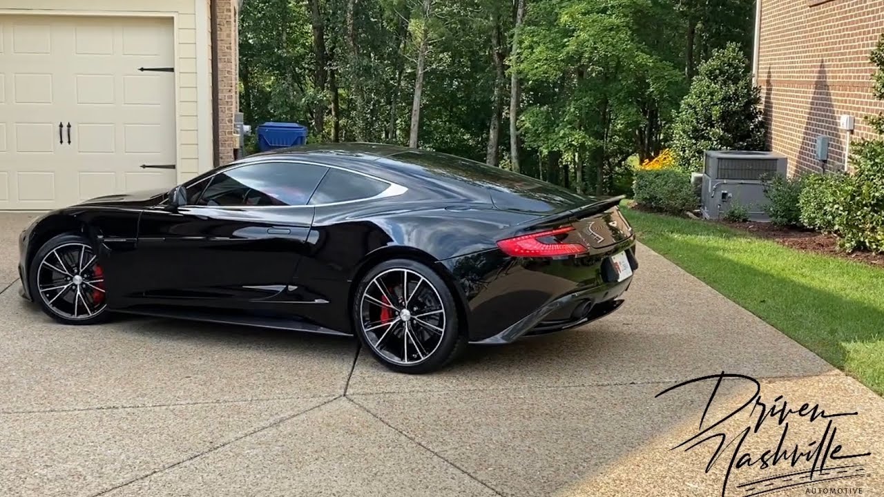 1st Week Aston Martin Vanquish Review 🤔 Our Favorite Super Grand Touring Exotic ⚪️🔴⚫️