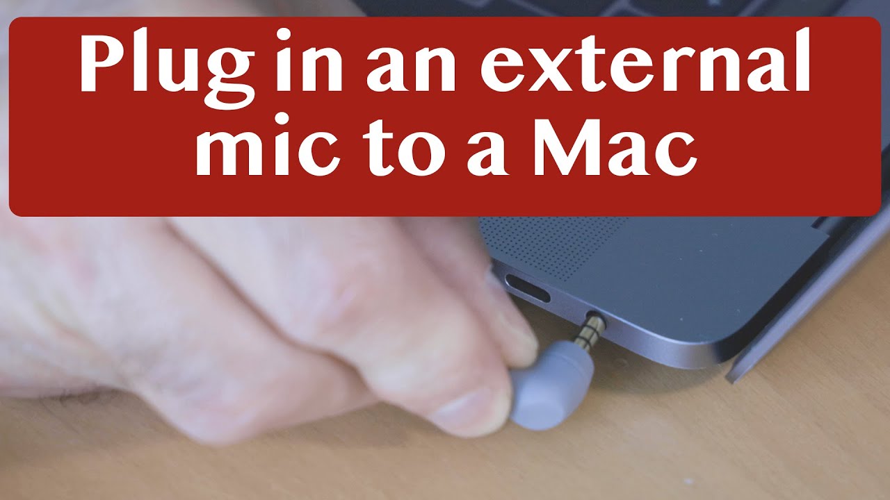 Подключение внешнего микрофона к Apple Mac, iMac, MacBook, MacBook Pro
