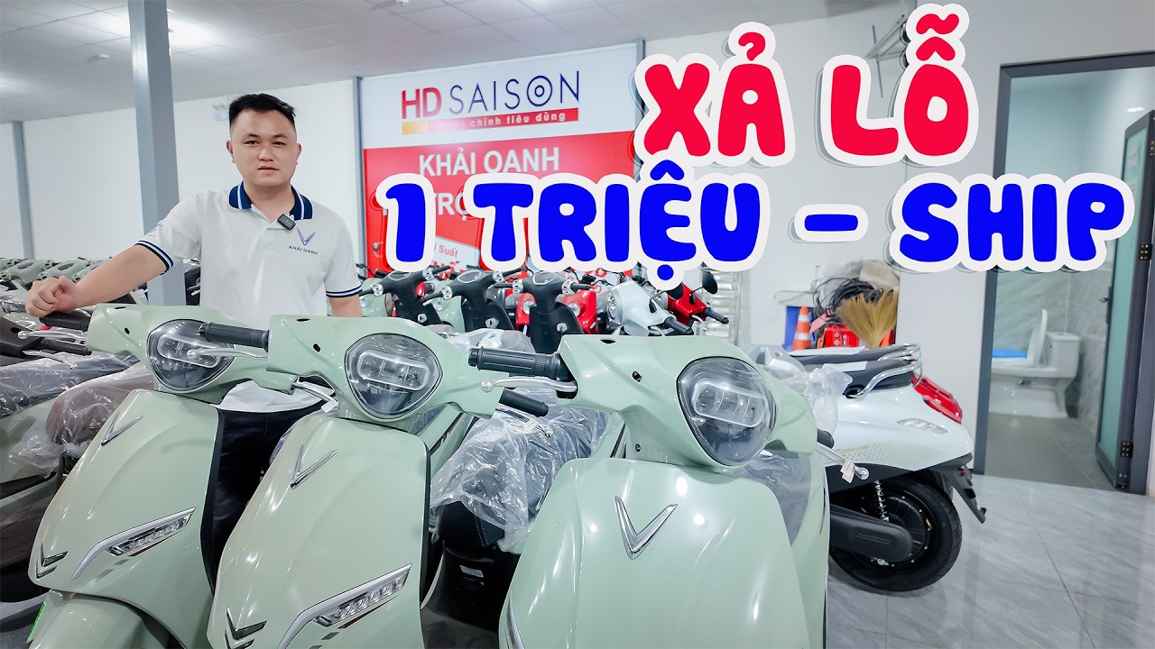 XẢ LỖ XE M&Aacute;Y ĐIỆN VIN FAST Feliz 2025 KLARA NEO Evo Grand Vero X EVO Lite Neo MOTIO ZGOO 1 TR
