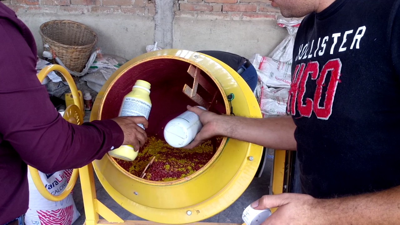 inoculacion de semilla con herrmientas