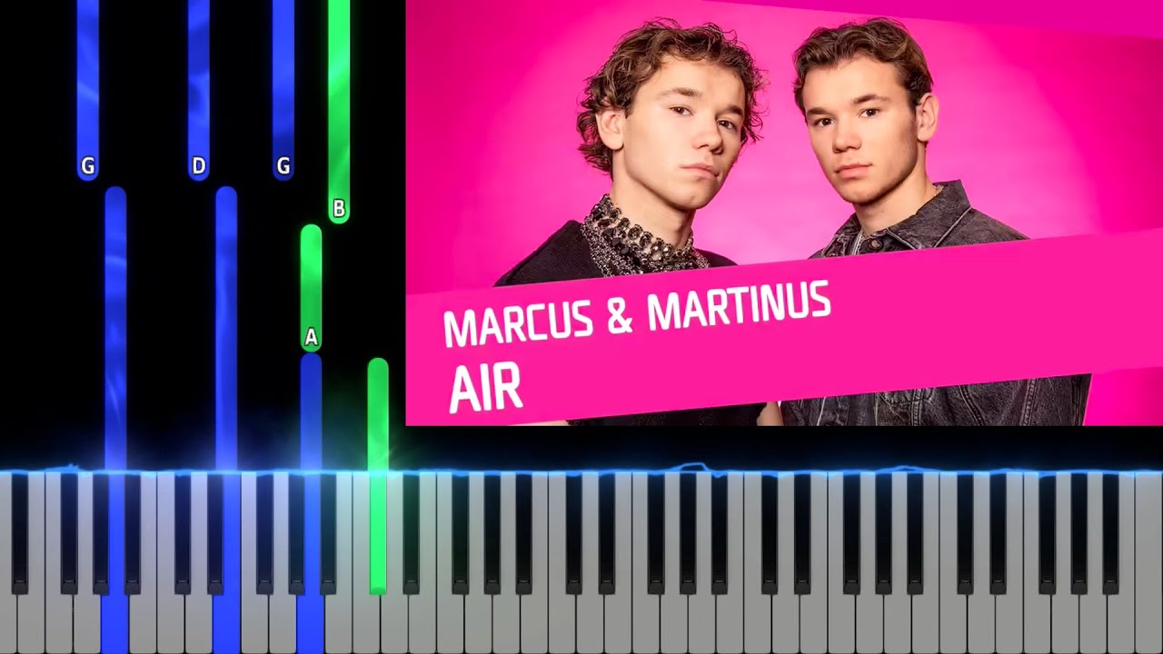 Air - Marcus & Martinus | Piano Tutorial