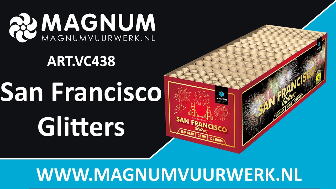 Art. VC438 San Francisco Glitters City Line Magnum Vuurwerk