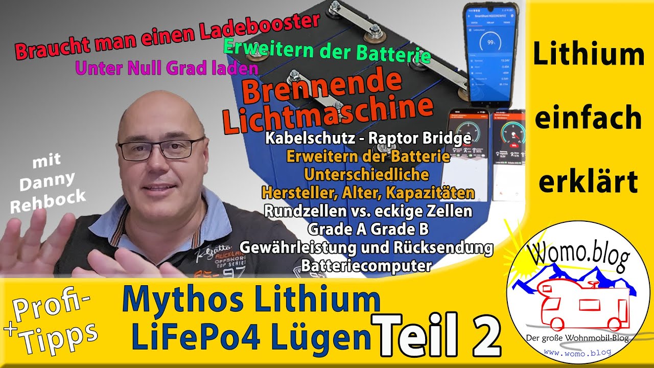 Mythos LiFePO4 - Lithium Batterie Lügen - Teil 2