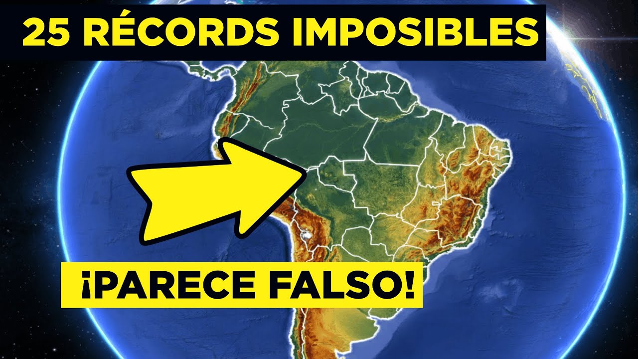 25 Récords ÉPICOS De La Geografía De Sudamérica Que Parecen IMPOSIBLES Pero Son REALES