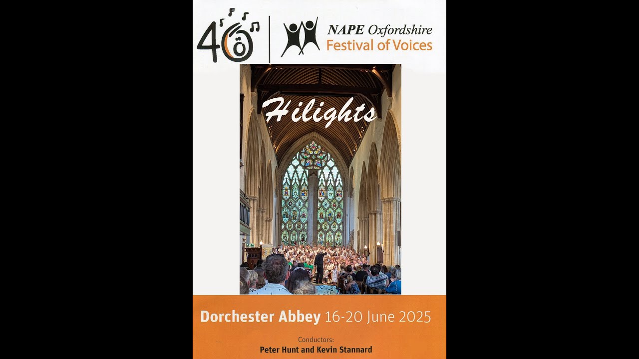 Oxfordshire NAPE 40th Festival of Voices in 2025_live!
