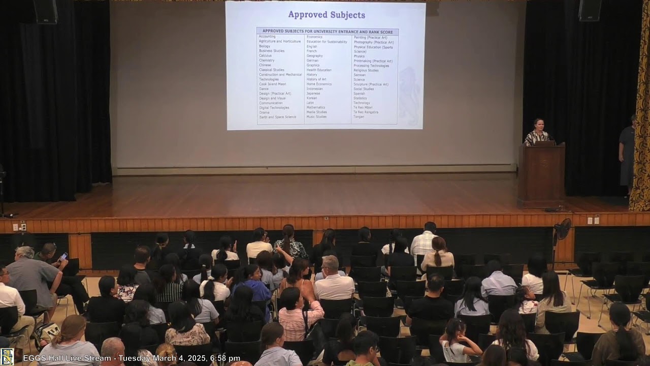Epsom Girls Grammar School | NCEA Information Evening 2025