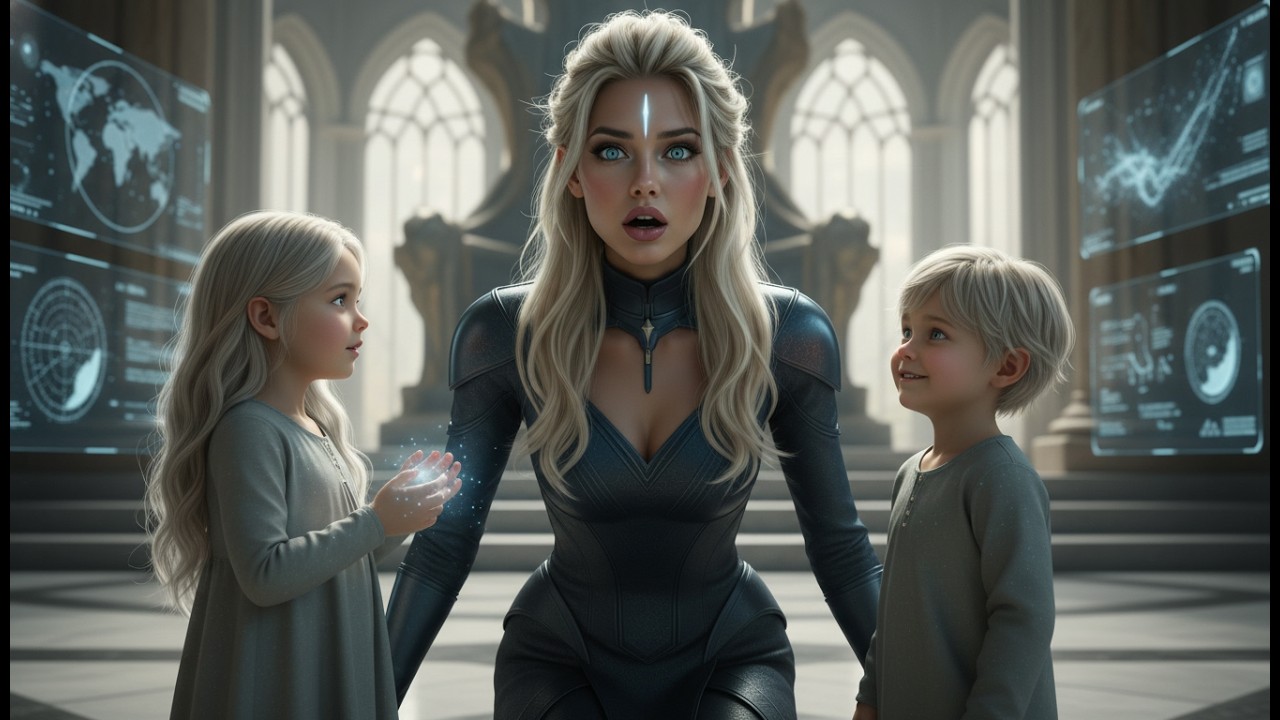 The Alien Queen Dropped to Her Knees in Shock — “My Grandchildren… From a Human?”