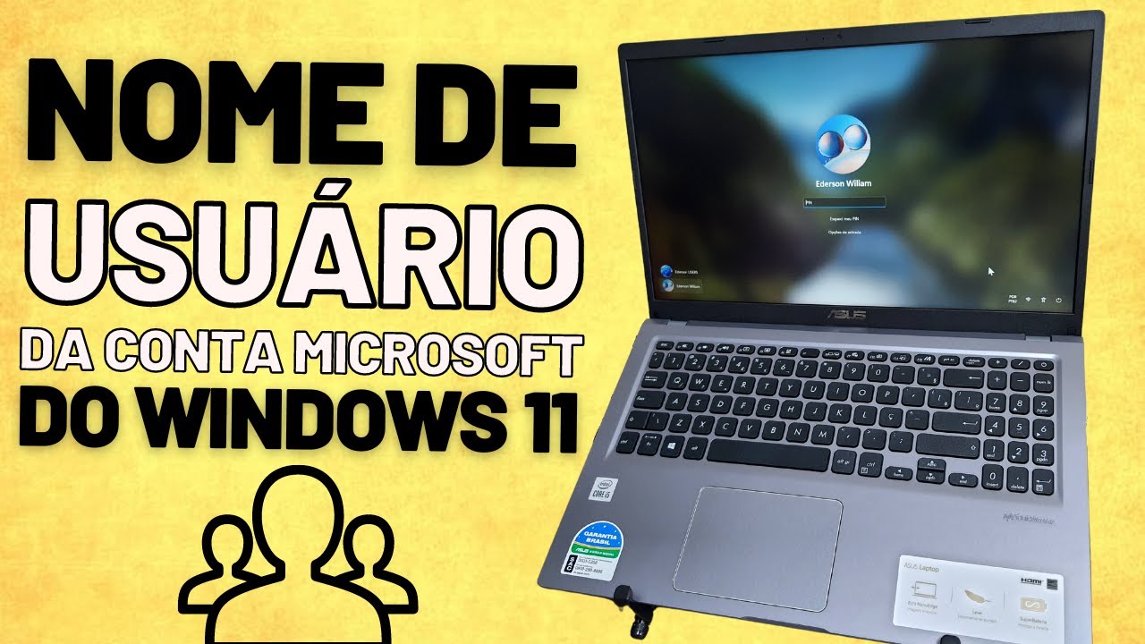 COMO ALTERAR O NOME DE USUÁRIO DA CONTA MICROSOFT QUE APARECE NA TELA DE LOGIN DO WINDOWS 11