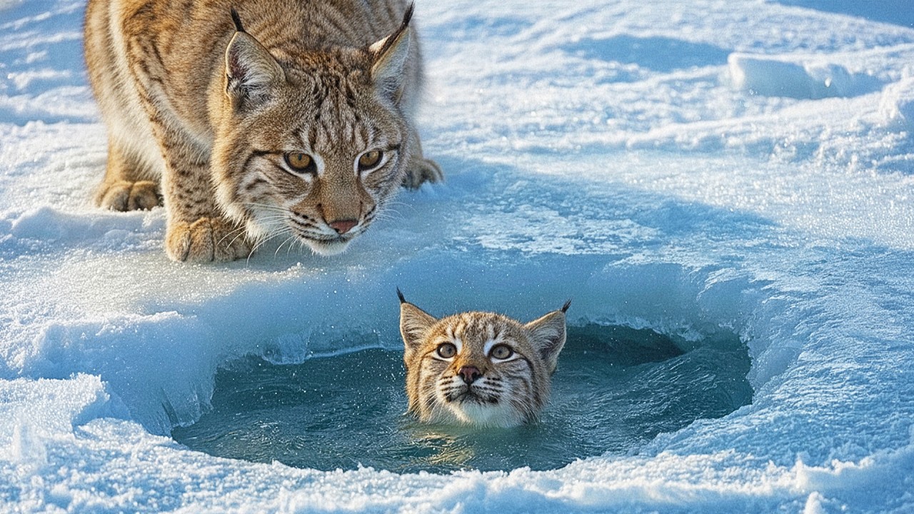 Mother Bobcat Couldn't Save Her Kitten — You Won’t Believe Who Came to the Rescue!