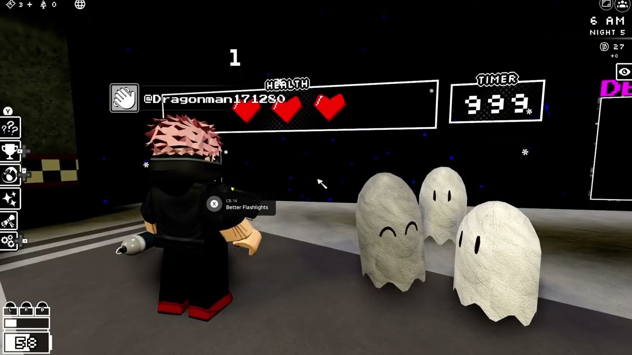 Playing One More Night! (Roblox) How long can i survive?