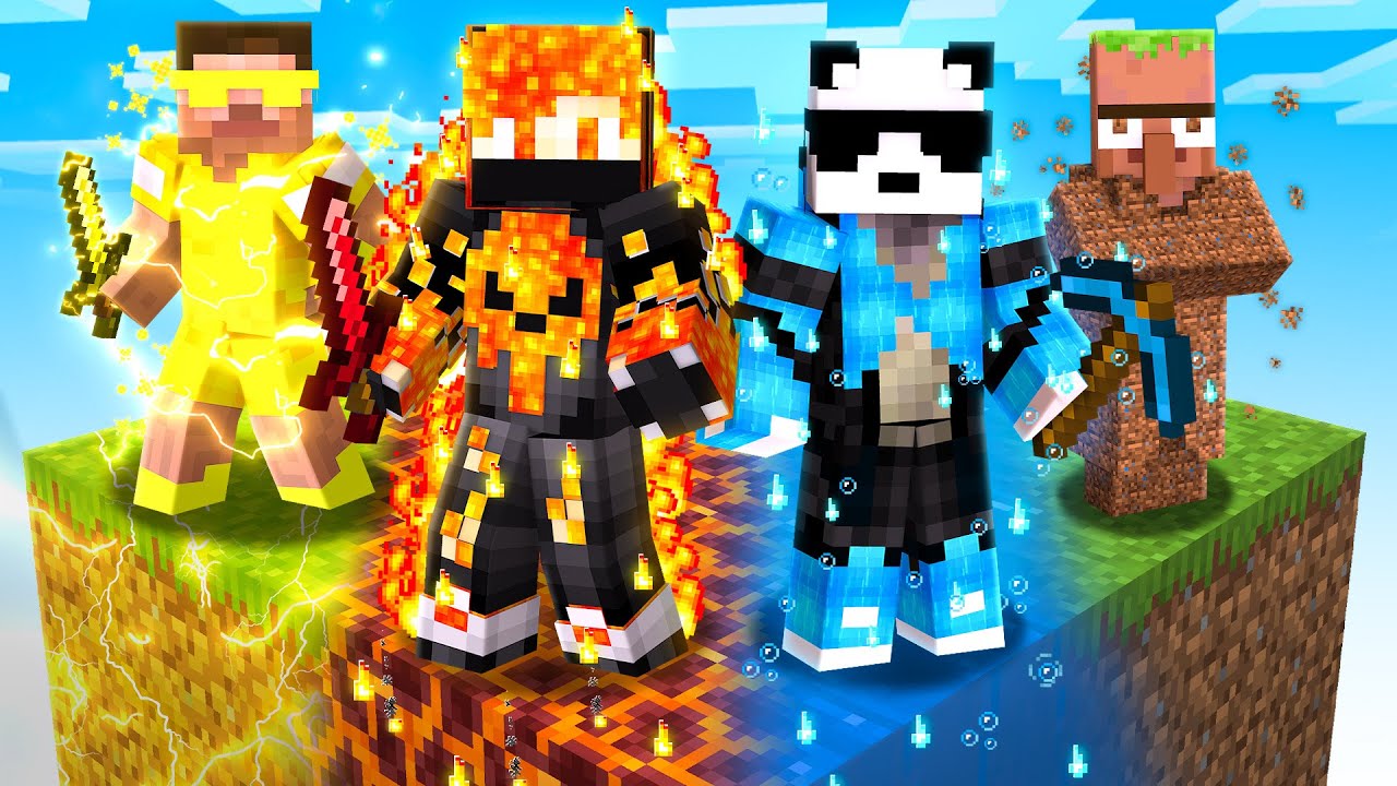 I BEAT ELEMENT CHUNK IN MINECRAFT !!!!