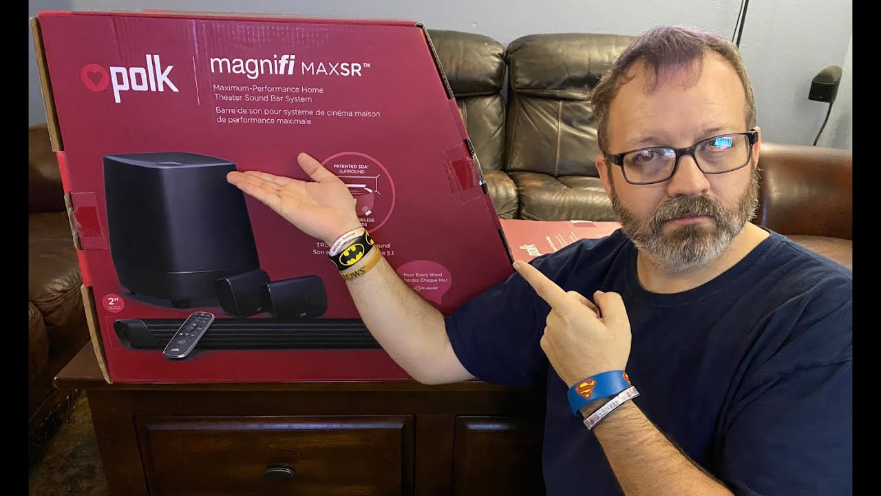Распаковка Polk Magnifi MaxSr