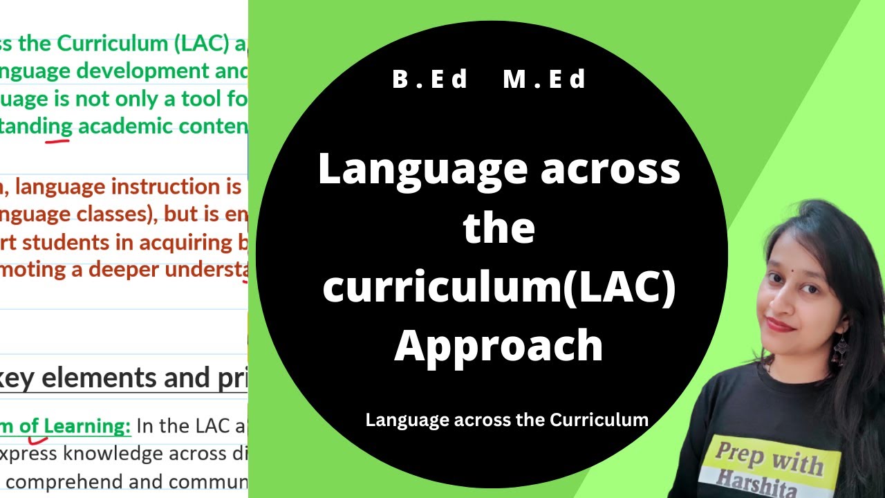 Meaning of Language Across the Curriculum(LAC) Approach | B.ED