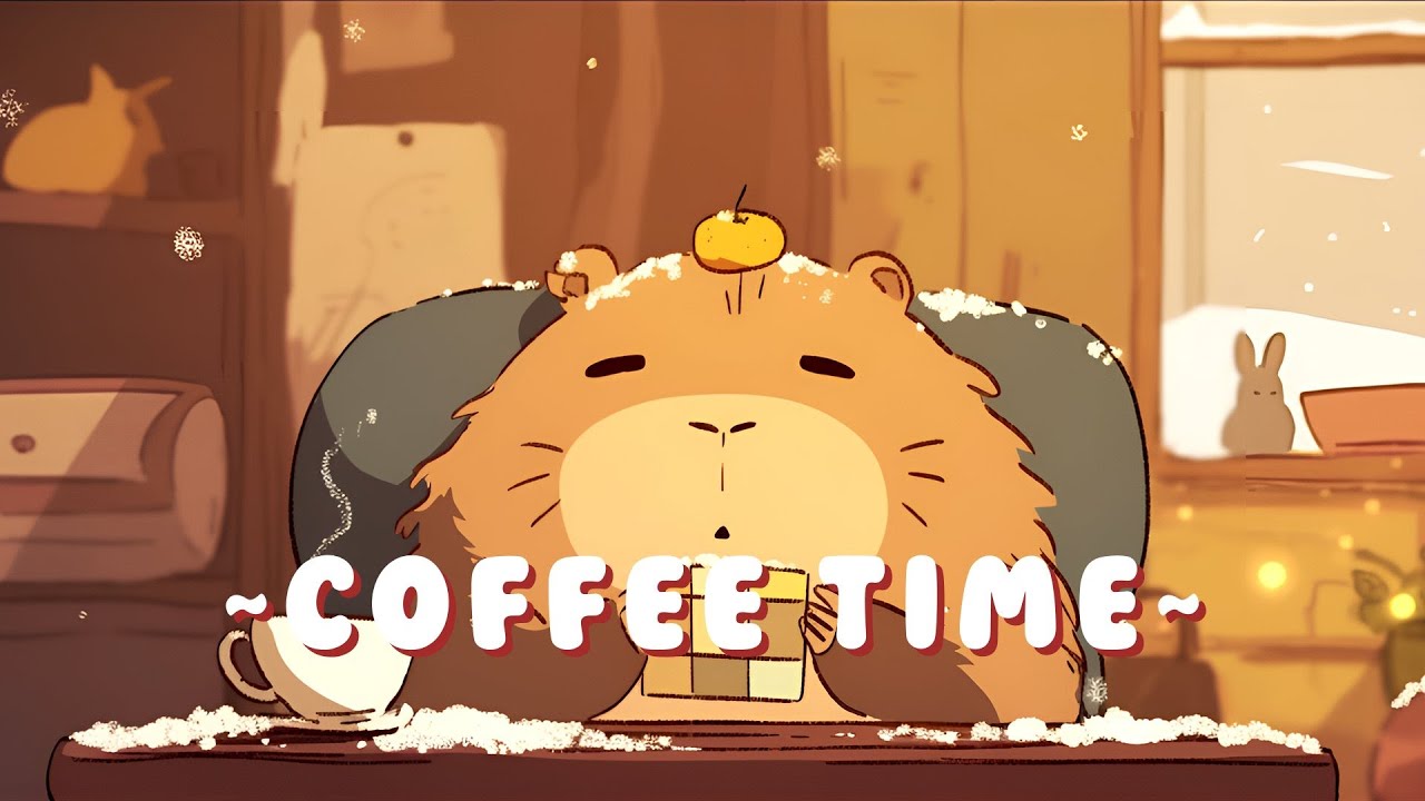 24/7 Capybara Lofi Beats - Lofi Hip Hop for Studying ~ Calm Energy ~ 📚 🎵 | Sleep Aid