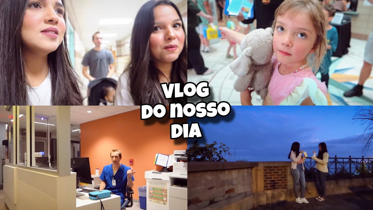 INDO NA ESCOLA CONHECER - FOMOS NO HOSPITAL - CAMINHANDO E NOSSA JANTA