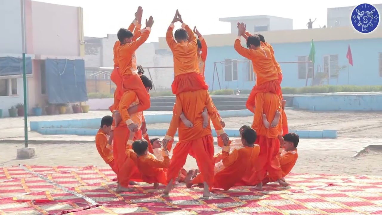 Yoga Performance In Sanskar Valley School