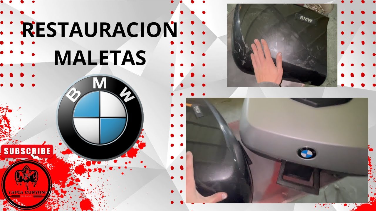 😱 RESTAURACIÓN DE MALETAS BMW 😱 Maletas de MOTO 🤜🤛
