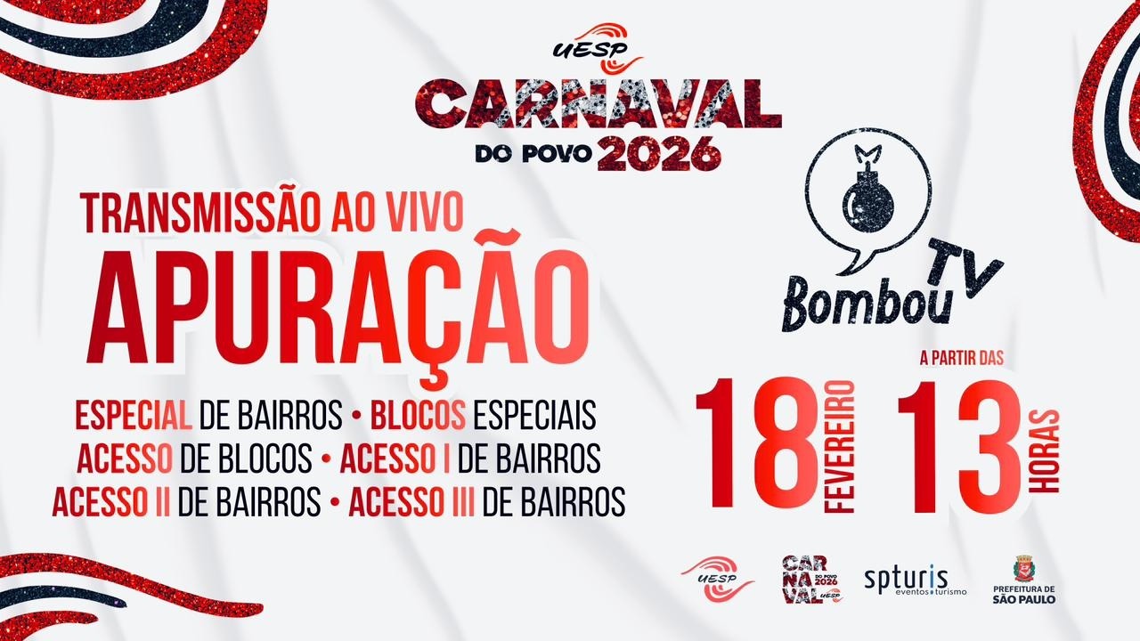 Apuração Carnaval UESP - 18/02/2026 | AO VIVO