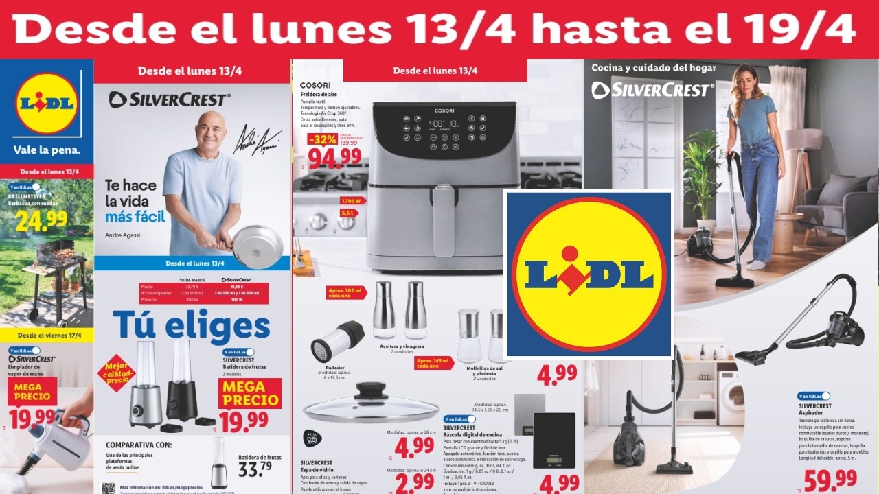 🇪🇸🔥LIDL BAZAR 🛒 PROXIMA SEMANA 🗓 DEL LUNES 13 AL DOMINGO 19 DE ABRIL / MEGA PRECIO