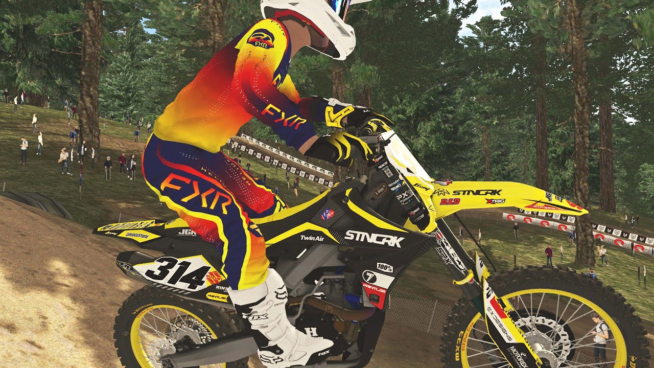 Mx Bikes - Ranked race on Washugol(p2)