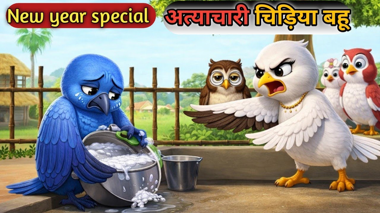 अत्याचारी चिड़िया बहू | ToonBirds | Moral story| Hindi Stories| Hindi khaniya | Chidiya ki kahaniya