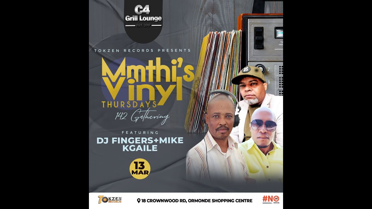 142 Gathering DJ FINGERS @ C4 Grill Lounge "Mmthi's Vinyl Thurday's"