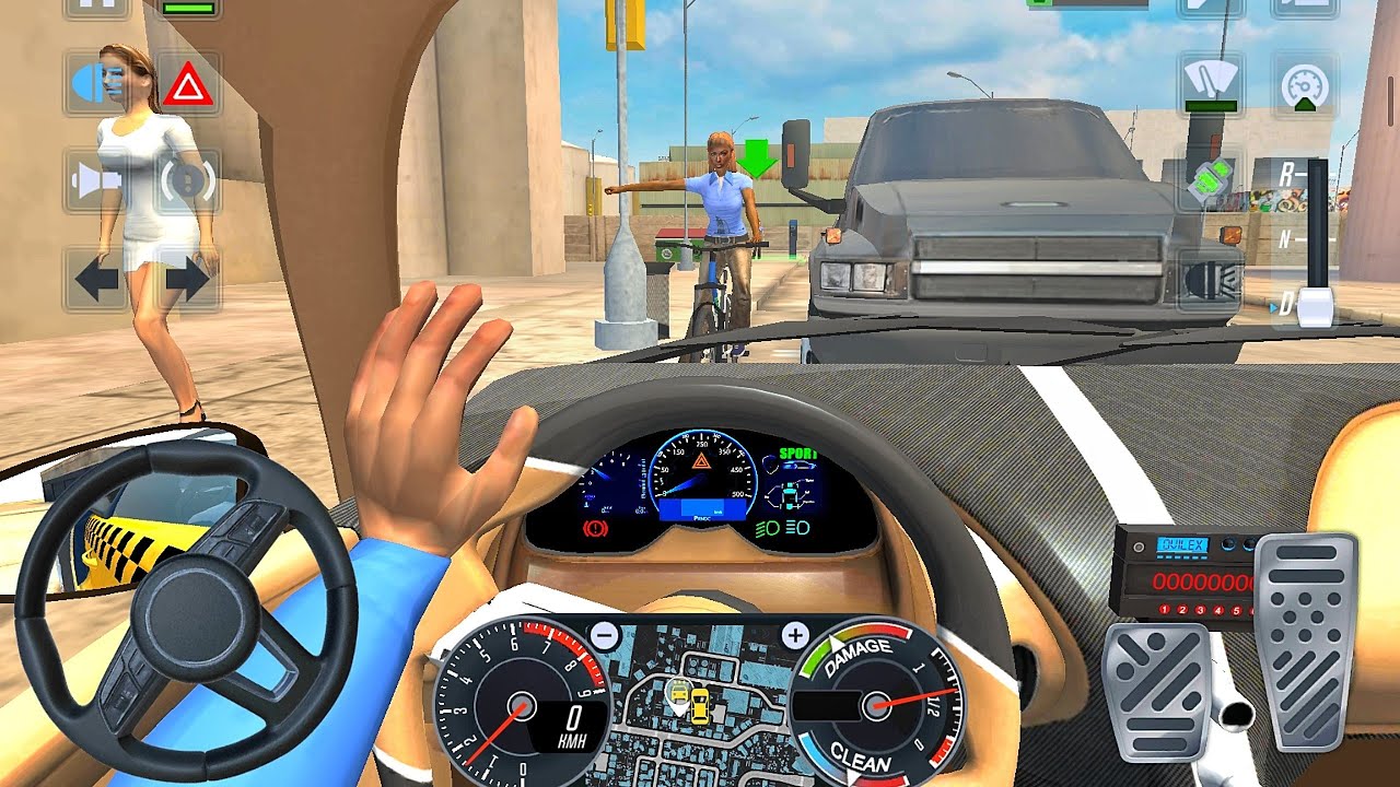 New Taxi Driver 2026 - Pick-up Passengers in Bugatti City Driving 3D - Car Game Android Gameplay
