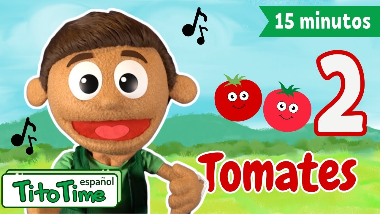 Dos Tomates | Canta, Baila y Aprende de los Alimentos | Canciones para niños | 15 minutos