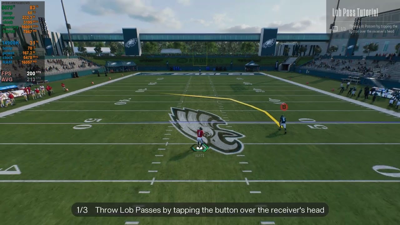 Madden NFL 26 - Basic Training | PC | RTX 5070 Ti | i9-14900k | MAXED OUT | 210FPS | 2K