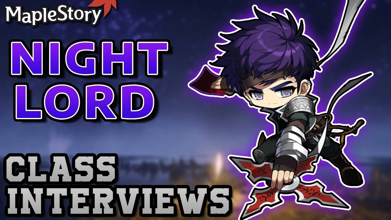 NIGHT LORD Class Interview w/ TRACE | Ranking ALL Maplestory Classes