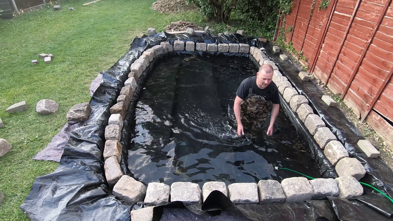 Building my lockdown pond . Video 29.