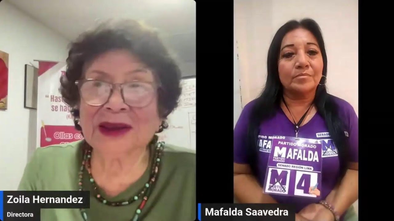 Mafalda Saavedra: senadora por el Partido Morado (18/03/26) - Bicentenarias TV-MYS