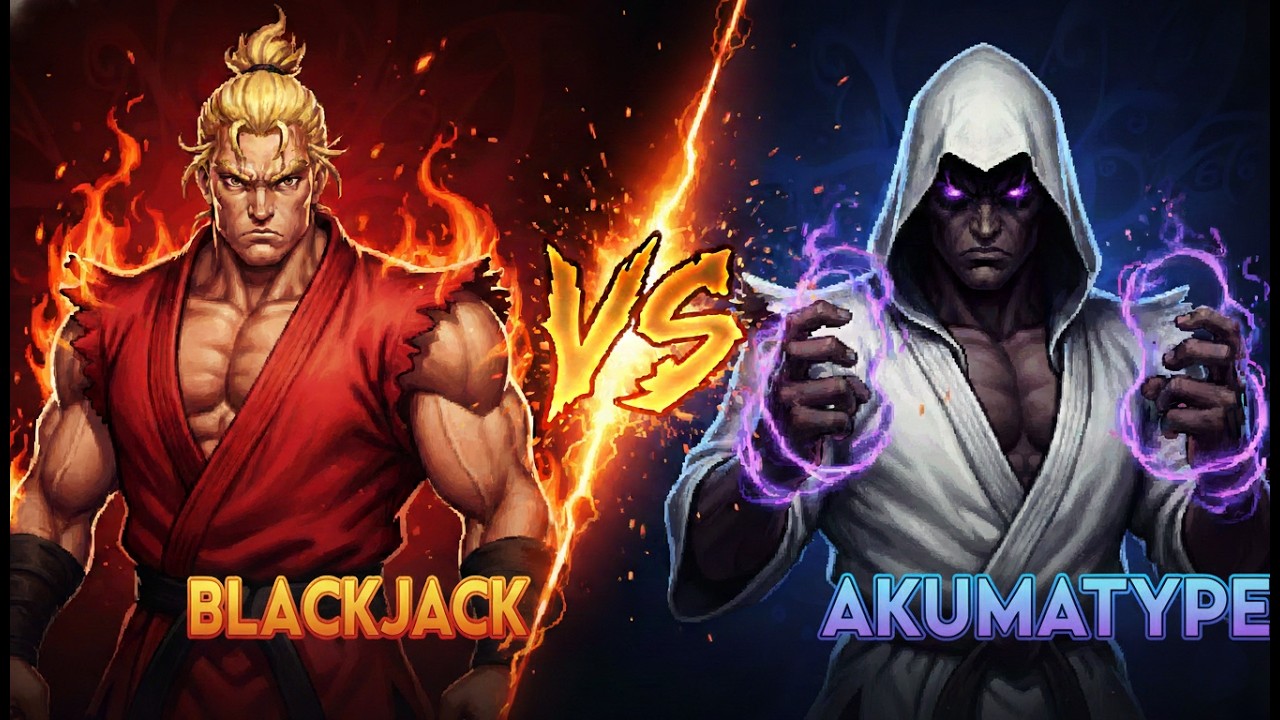 [BLACKJACK] VS [AKUMATYPEM] | Random MUGEN Battle | Retro Fighting Games