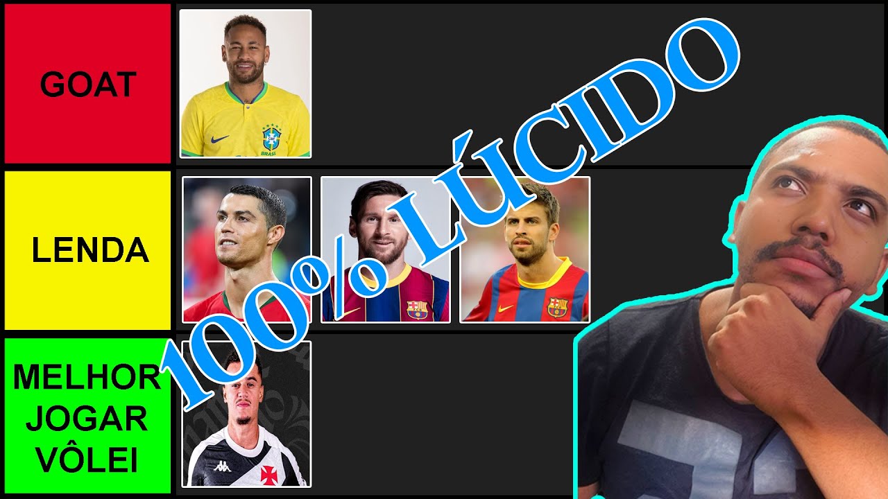 Quem é o GOAT? - A Tier List mais lúcida de Jogadores de Futebol