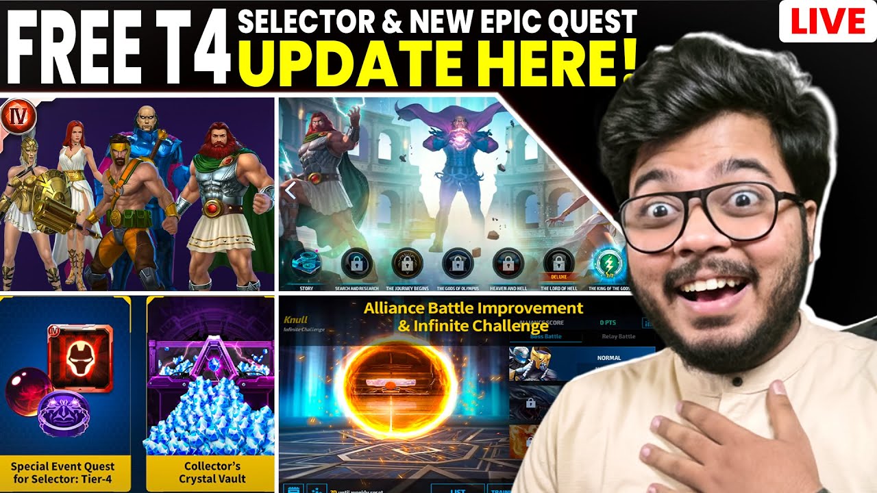 🔴 FINALLY! Olympus Gods Are Here in Marvel Future Fight ⚡ New Update LIVE Breakdown | DRaj Gaming