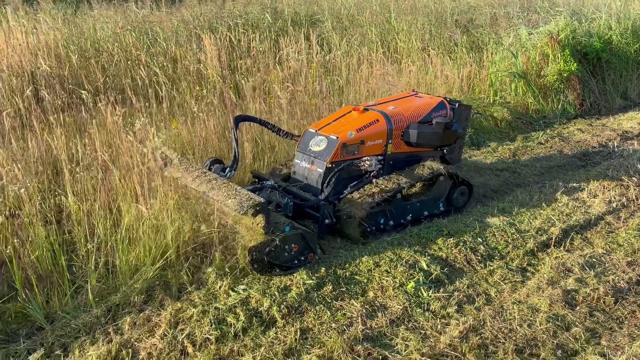 RoboGREEN EVO v podmáčeném terénu