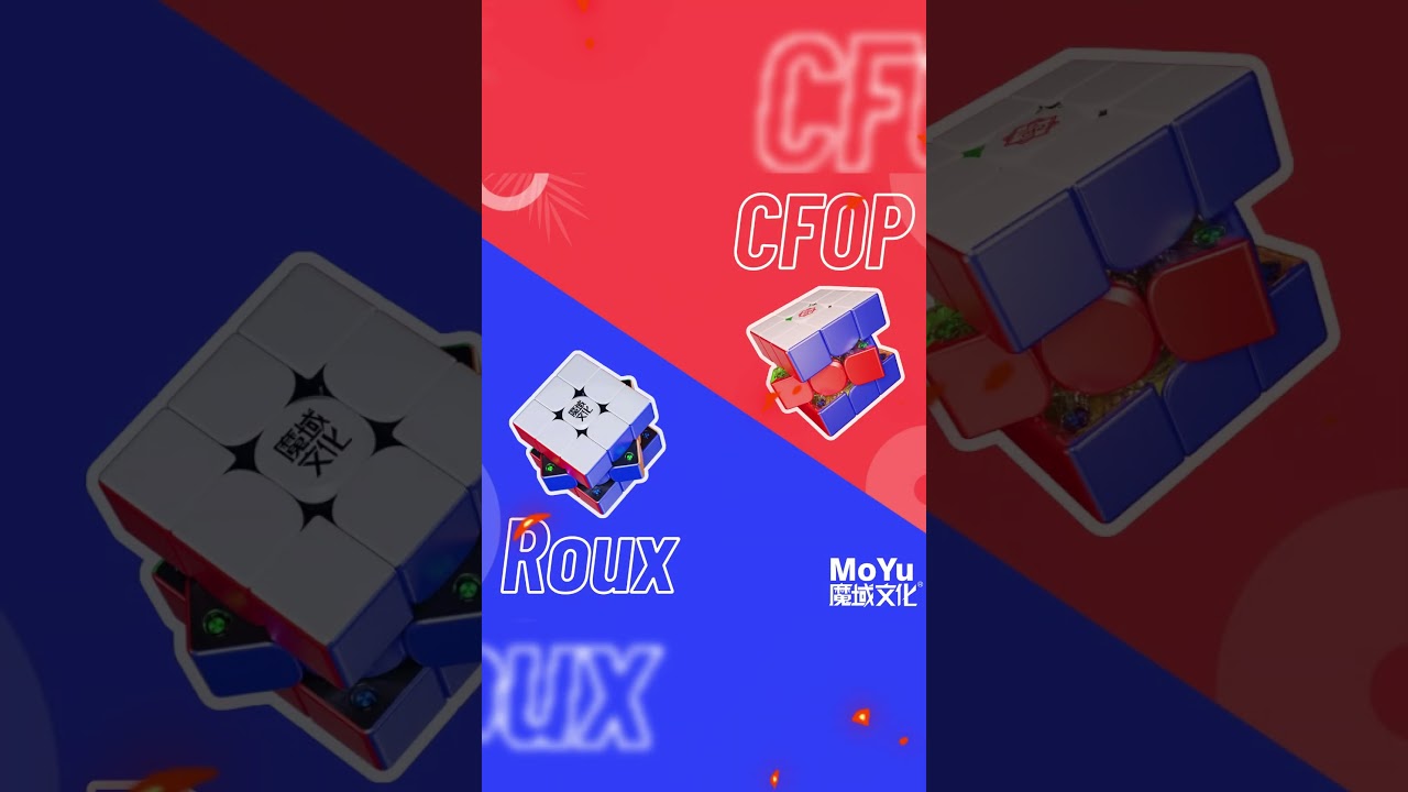 Are you 🔴Team CFOP or 🔵Team Roux? 🧩