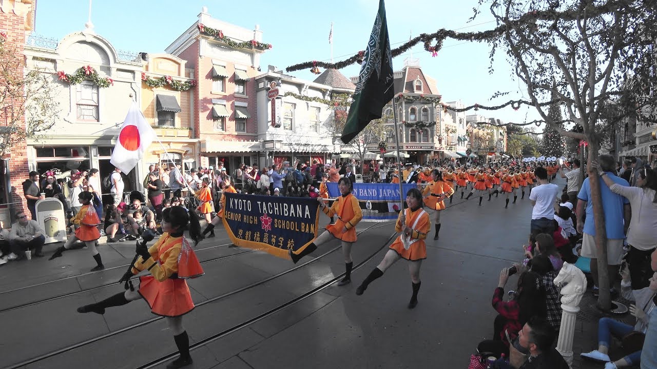 京都橘高校Kyoto Tachibana SHS Band/ Anaheim Disneyland Parade/ 「Wide angle version」「4ｋ」