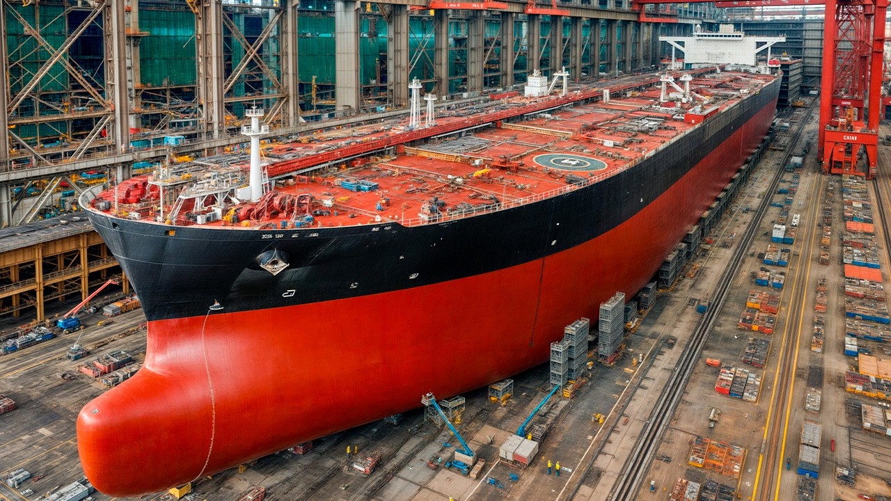 &iquest;C&oacute;mo se hace: El megabarco de Hyundai de 260.000 toneladas?