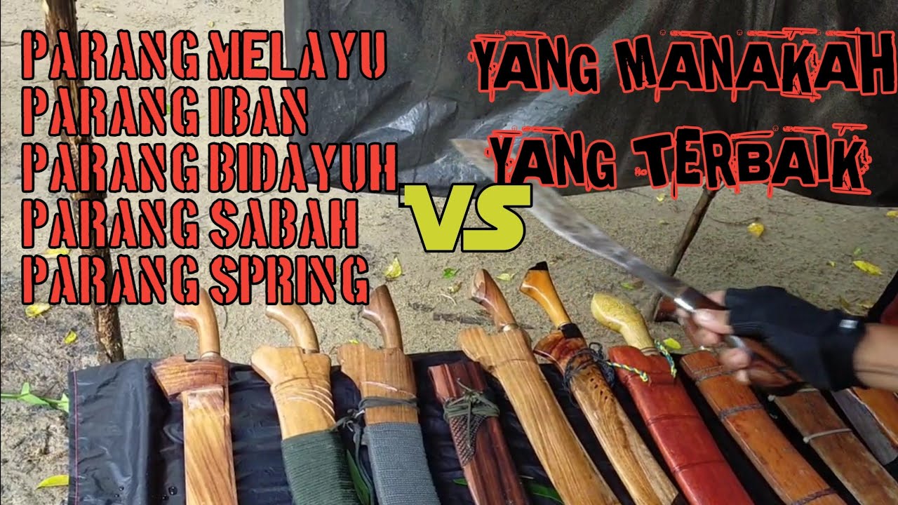 parang, jenis besi spring atau chainsaw, mana satu yang paling kuat...