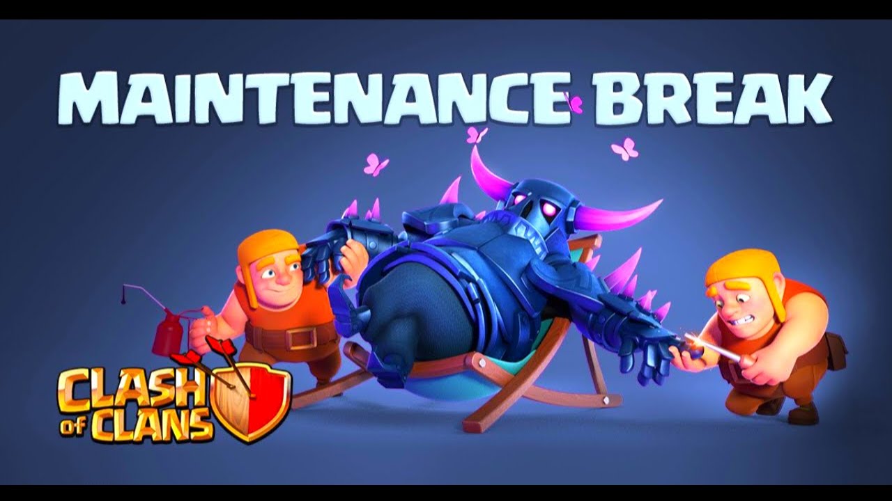 clash of clans live maintenance break| coc live update
