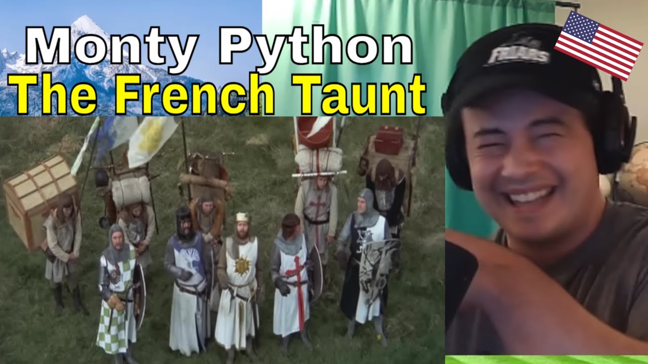 American Reacts Monty Python The French Taunt