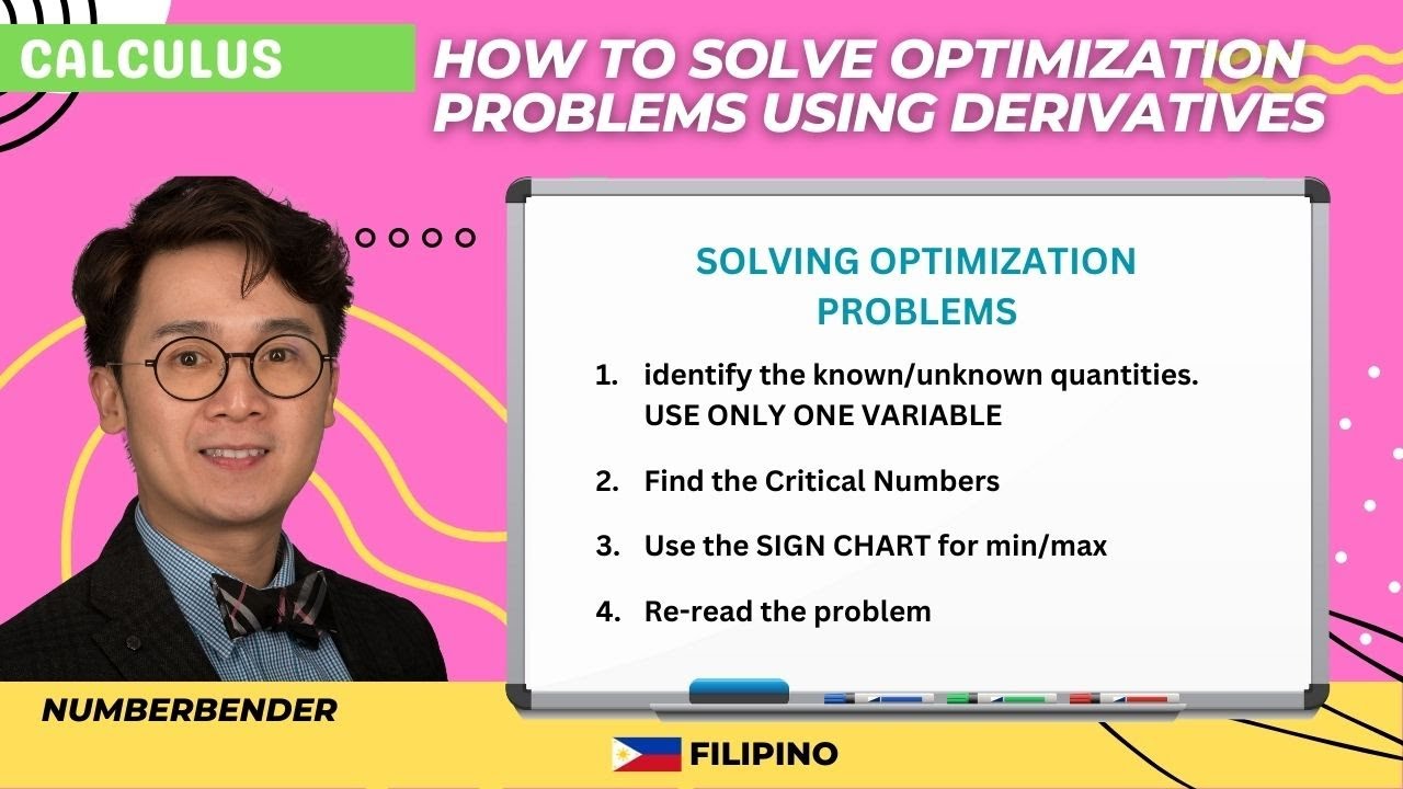 Solving Optimization Problems | Calculus | Paano?