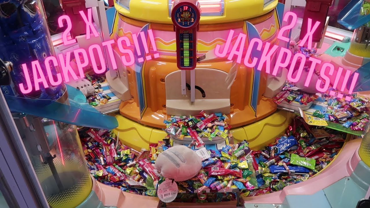 2 x Fast Candy Pusher Jackpots!!! Big Sweet Land Arcade Game - Kingpin, Melbourne Australia