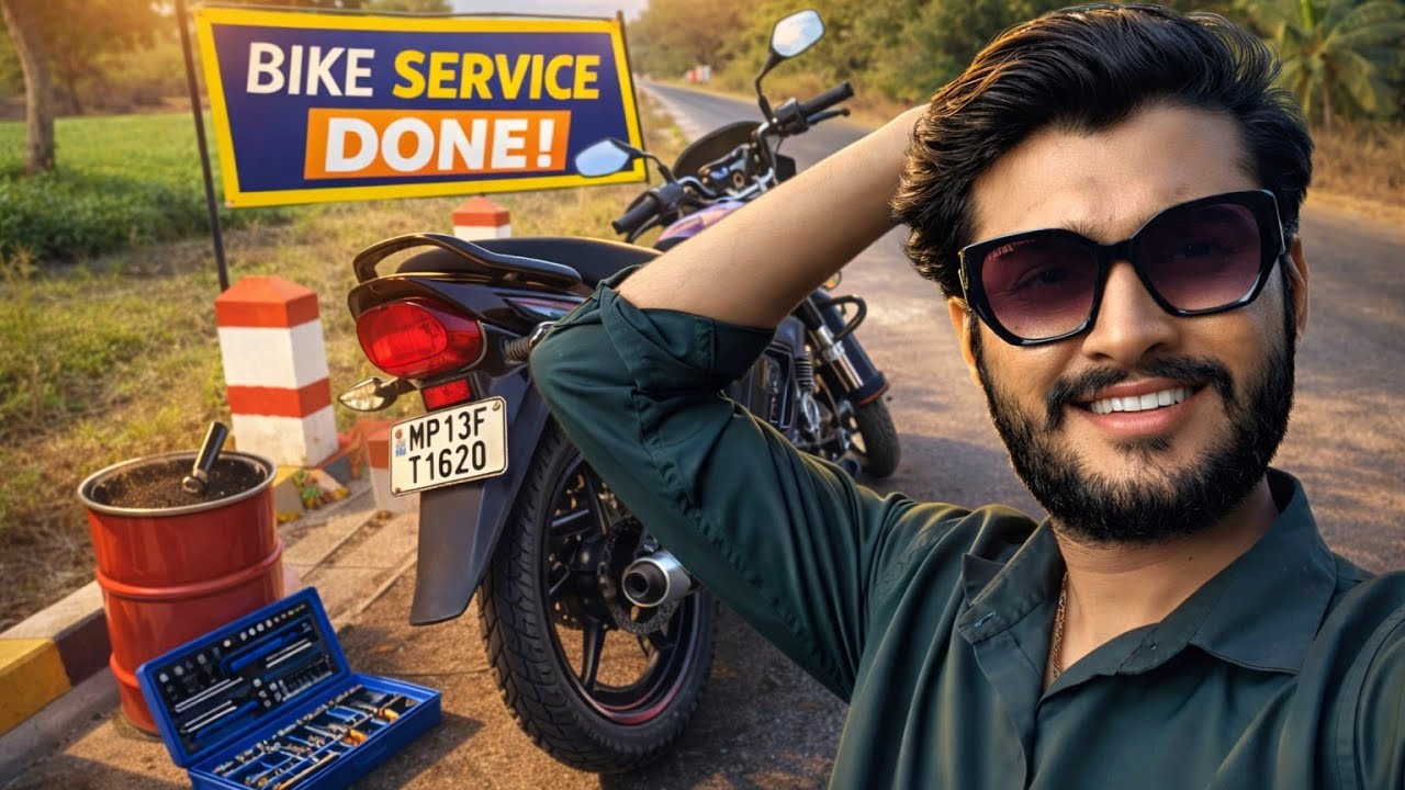 Bike ki Servicing Ho Gayi 😍 #minivlog #dailyvlog 