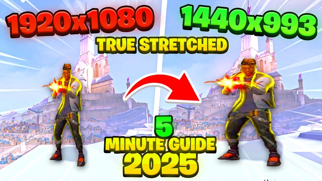 Полное руководство по настройке разрешения VALORANT в режиме True Stretched (2026) (NVIDIA/AMD/но...